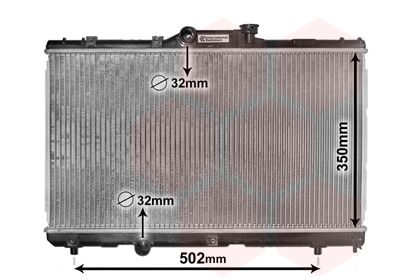 VAN WEZEL radiatorius, variklio aušinimas 53002147